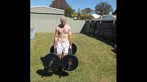 Heavy farmers walks 106kg total💪