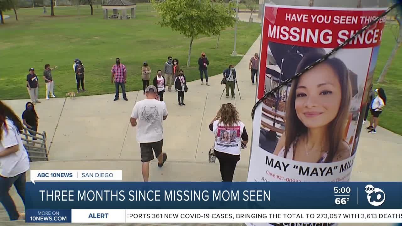 Family of missing Chula Vista mom says prayer keeping them motivated