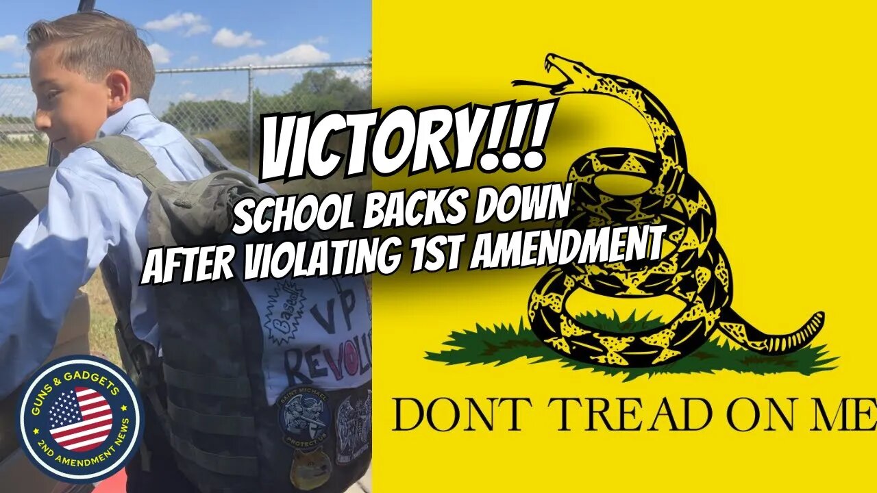 VICTORY! Colorado School Retreats After Violating Student's Rights (Gadsden Flag)