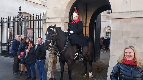 The Horse mad her jump #horseguardsparade