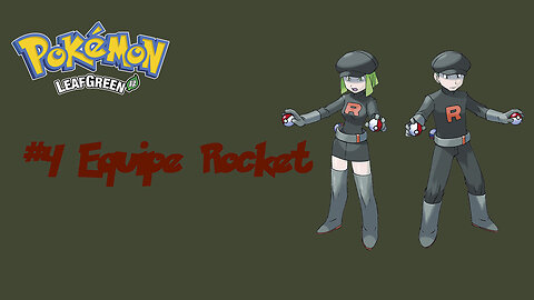 Pokémon LeafGreen - Atravessando a caverna e enfretando a equipe Rocket