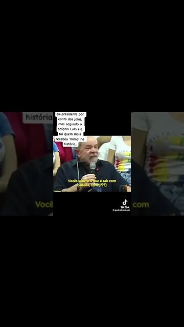 LULA CONFESSA QUE LEVOU 11 CONTEINERES DE PRESENTES.