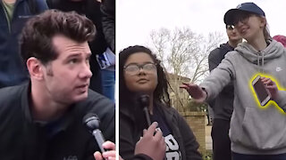 Woman Tries to Fact-Check Crowder on Male Privilege! | Change My Mind Clips