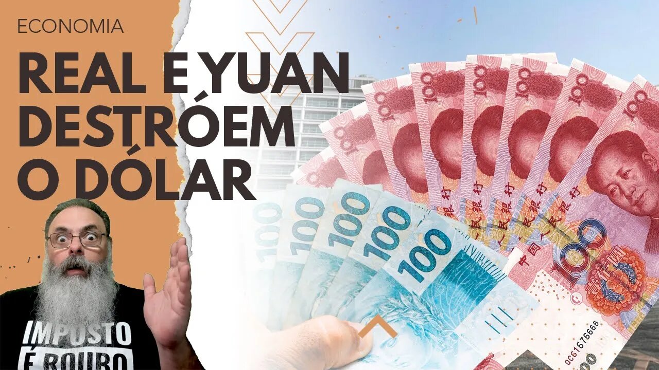 BRASIL fecha ACORDO com CHINA para COMÉRCIO em YUAN ou REAL, SEM USAR o DÓLAR: FIM do PETRODÓLAR?