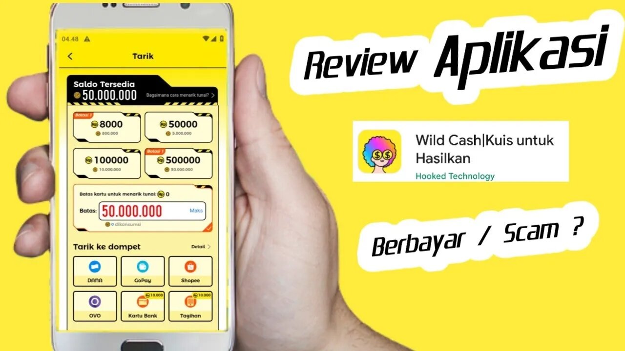 [ REVIEW APP WILDCASH ] APLIKASI YANG LAGI VIRAL DI FACEBOOK APAKAH MEMBAYAR