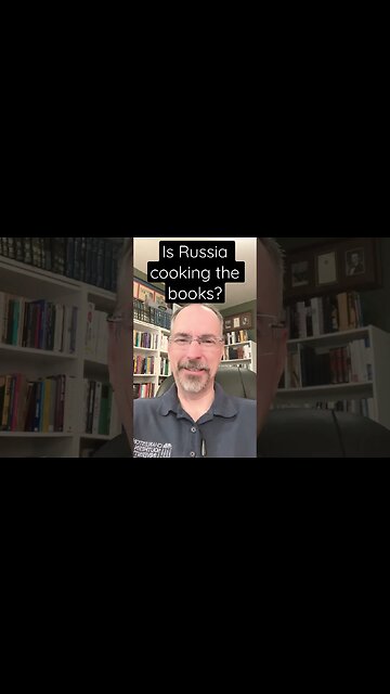 Is Russia cooking the books? #ukraine #ukrainewar #shorts