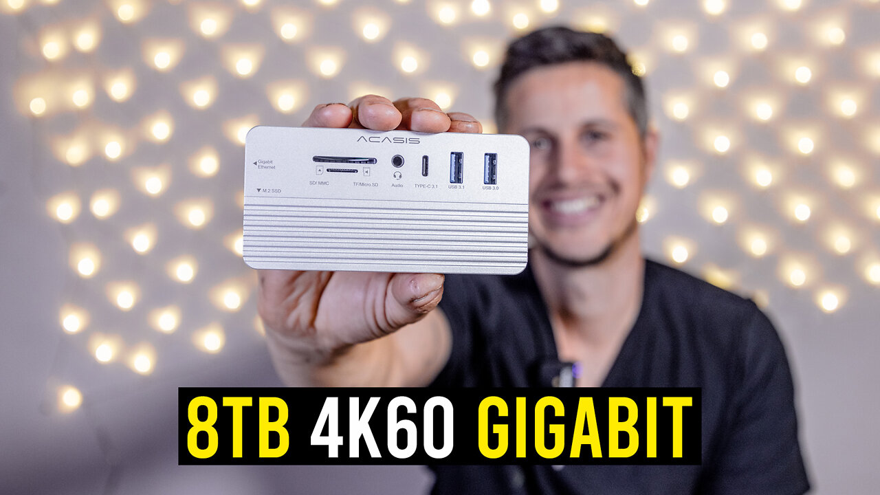 Dieses USB-C Hub solltest du auch haben! 8TB, SSD, Gigabit Ethernet, 4K 60 Hz