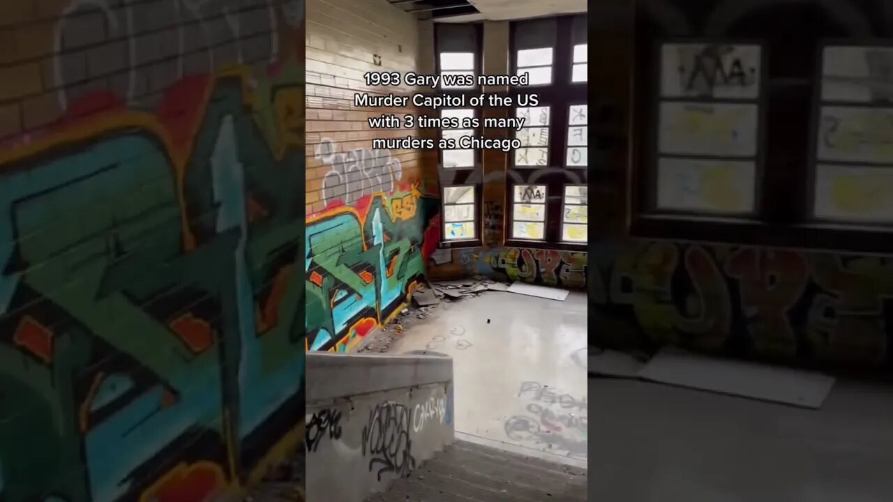 Gary Indiana has 13,000 abandoned buildings #gary #indiana #garyindiana #abandoned #exploring