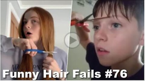 Hair cutting fails compilation | Not to try at home | funny