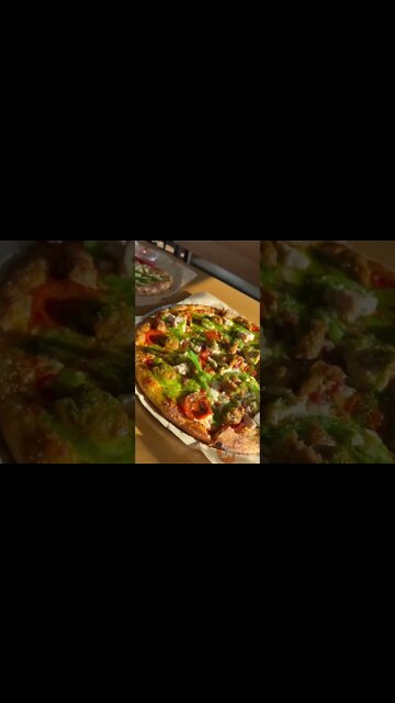 Blaze Pizza with Pesto is SO GOOD