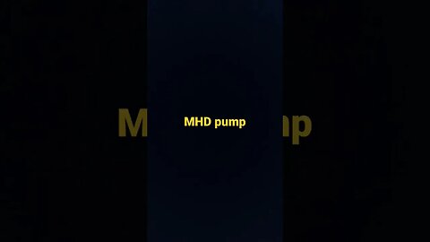 MHD pump for conducting water