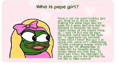 Pepe Girl is on the move! $ PEPEG