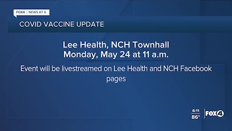 Lee Health partners with Healthcare Network and NCH Healthcare System to host a virtual town hall on COVID-19 vaccines