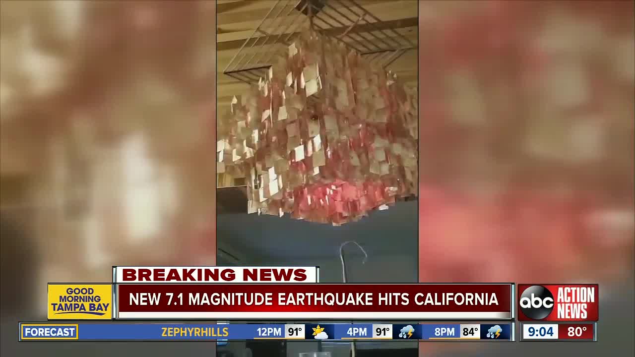 A second earthquake hit Southern California in as many days. It's five times bigger than Thursday's