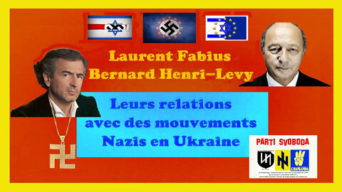 UKRAINE. FABIUS et BHL sont du côté des "néo-nazis" (Hd 1080)