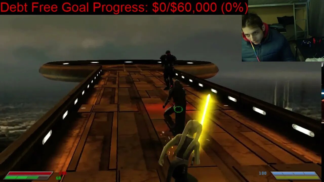 The Mandalorian VS Dark Trooper In A Battle With Commentary In Star Wars Jedi Knight Jedi Academy