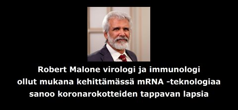 Robert Malone koronarokotteet tappavat lapsia