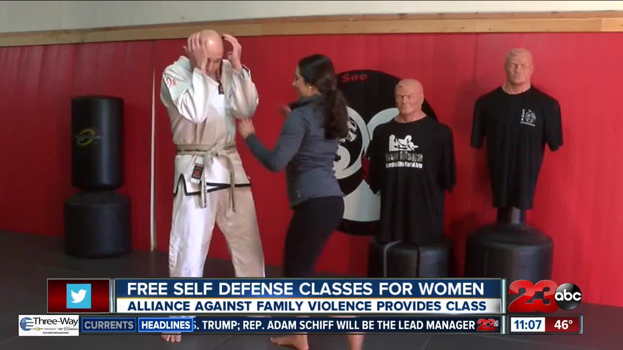 Free self defense classes for women