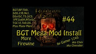 Let's Play Baldur's Gate Trilogy Mega Mod Part 44 - Firewine Bridge 2