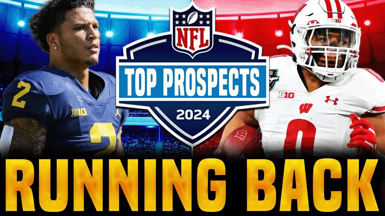 Top RUNNING BACKS in the 2024 NFL Draft Preseason Rankings