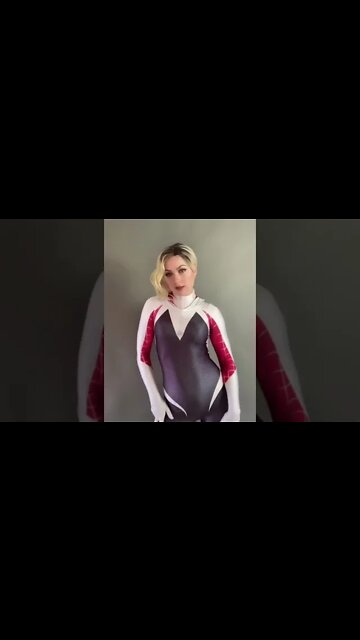 Rate the Girls: Best Spider Gwen TikTok Cosplay Contest #3 (Ghost-Spider Marvel ) 🕷💙 #shorts