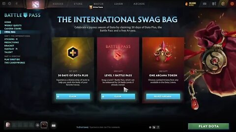 Dota 2 - The International 2022 Swag Bag Free Battle Pass, Arcana, Dota Plus Been Disabled!!!