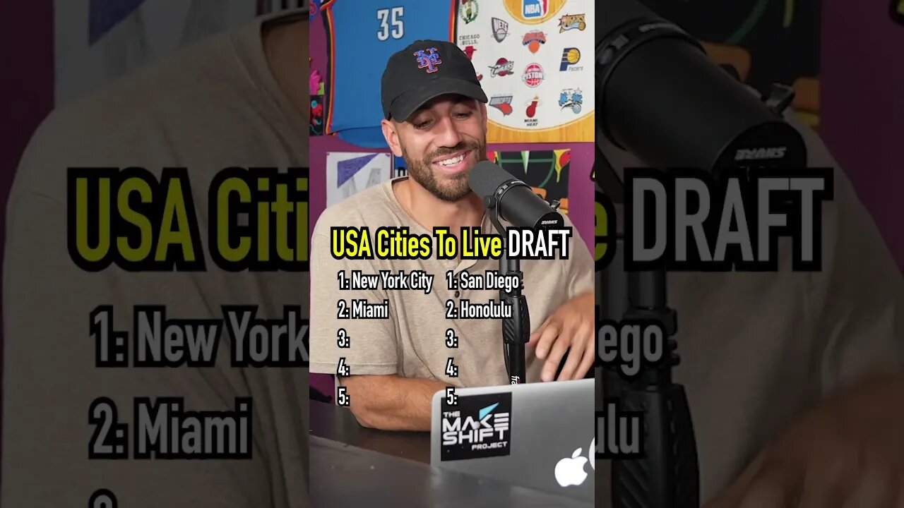 DRAFTING THE BEST US CITIES TO LIVE IN! #shorts #cities #usa #geography #living #draft