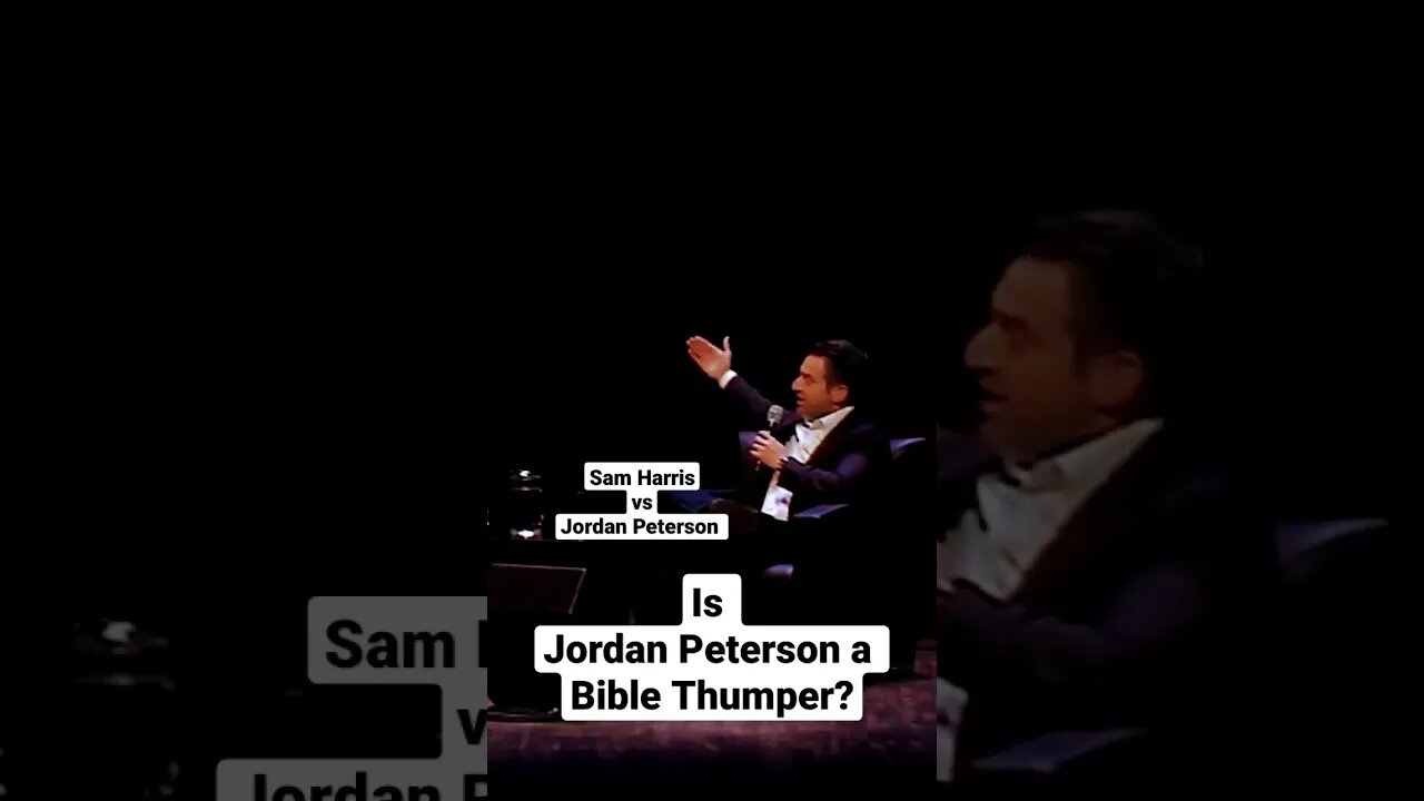 Sam Harris on Bible Thumpers... #samharris #jordanpeterson #god #jesus #atheism #atheist #religion