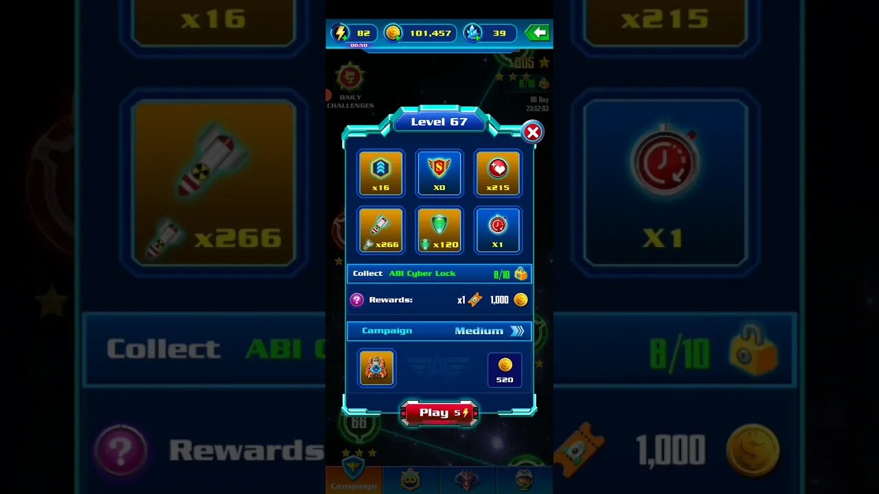 GALAXY ATTACK ALIEN SHOOTER - LEVEL 67 MEDIUM