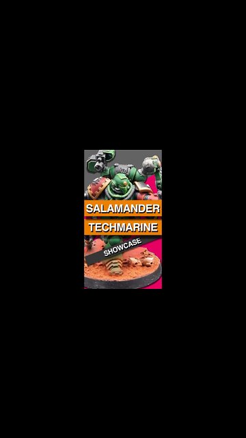Salamanders techmarine SHOWCASE!!!⚡ QUICKIE ⚡