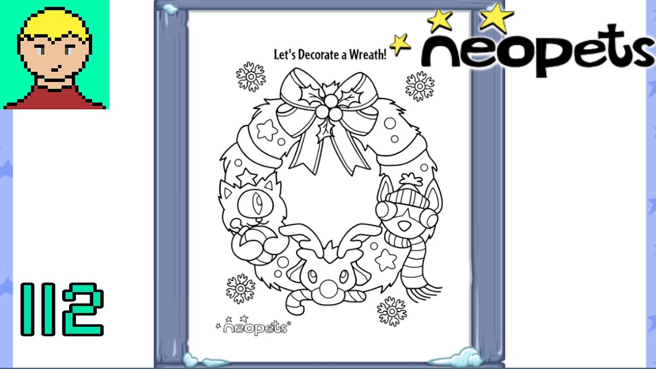 (Advent Calendar) [Blank Wreath] Neopets #112