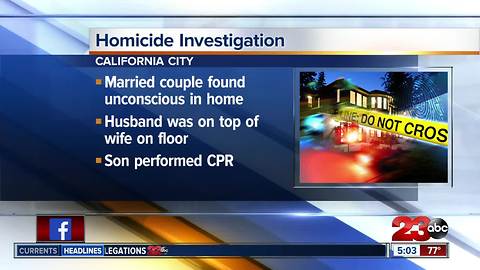 Married couple found unconscious in Cal City home