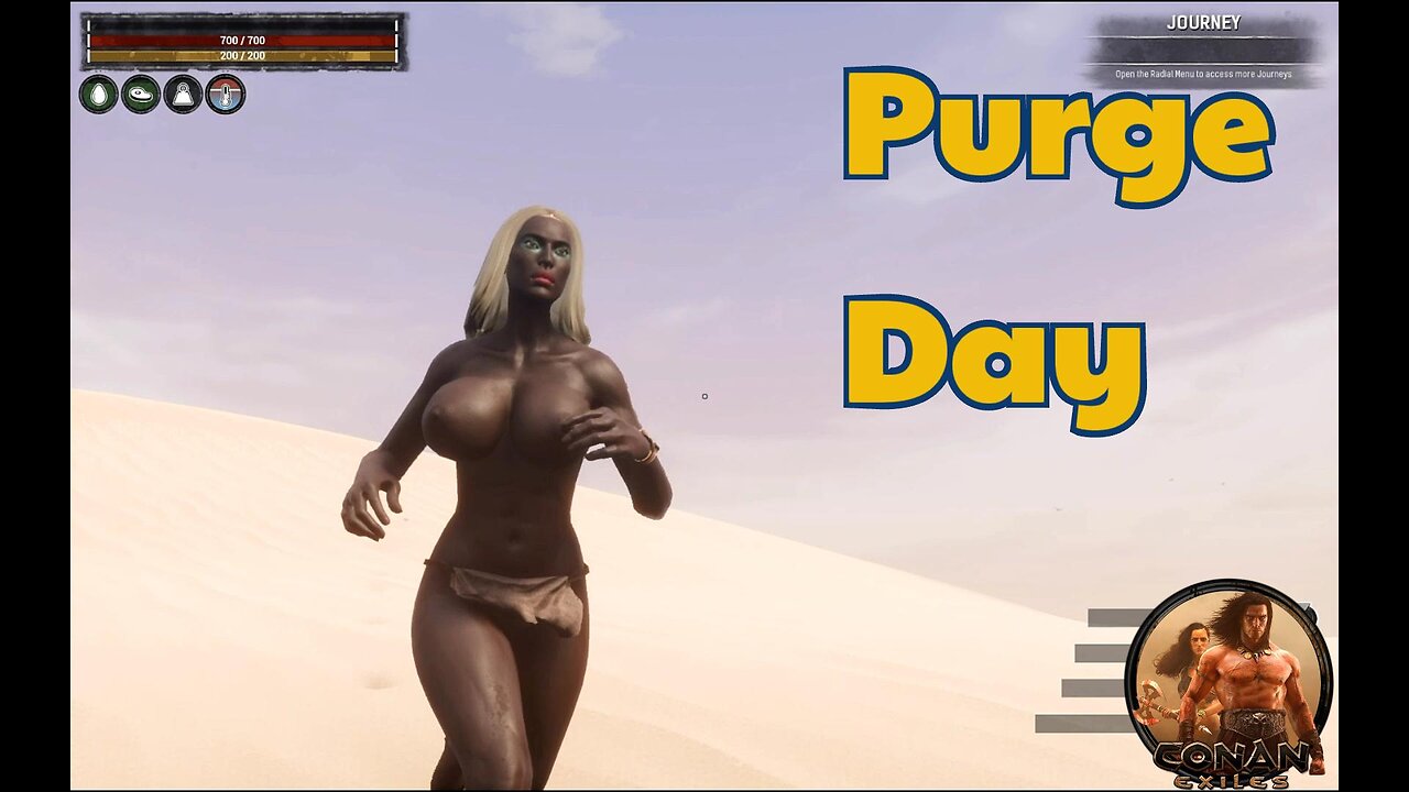 Conan Exiles, Purge Day, Bouncing, Busty, Boobs