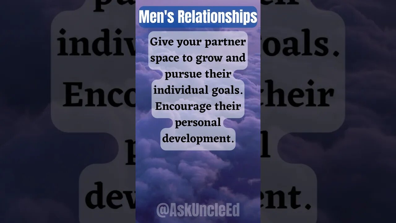 Men's Relationships : Space to Grow