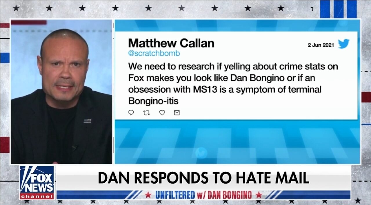 Bongino Reads Mean Tweets & Hate Mail on Unfiltered