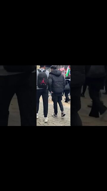 Huddersfield University Palestine protest