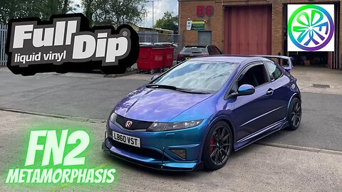 You Will be Blown Away by this Honda Civic FN2 TypeR Colour Change!