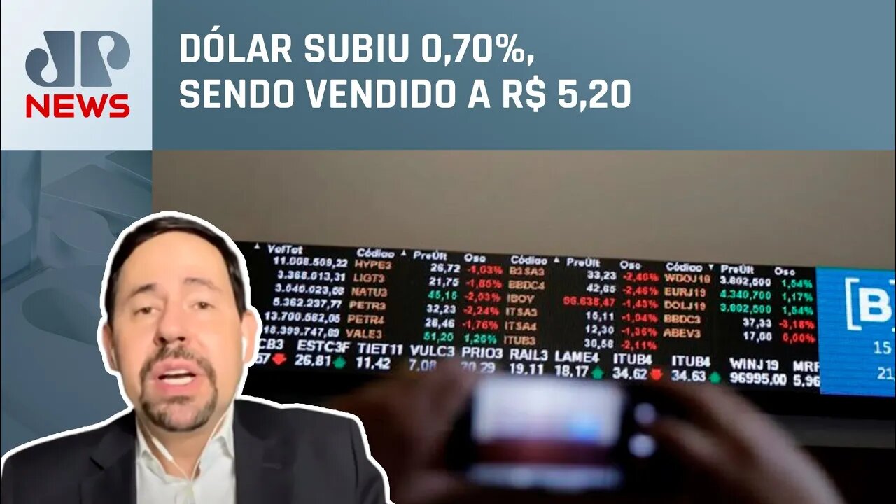 Ibovespa interrompe sequência de altas e cai 0,78% nesta sexta (21)