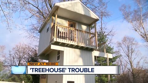 Homeowners fighting to keep their treehouse from being torn down by the city of Kenosha