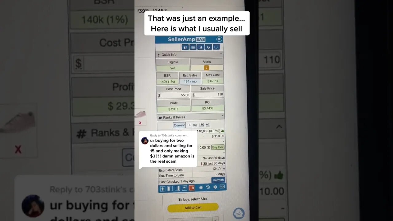 I buy high ticket items because higher profit per item #amazonfba #passiveincome #amazonfbaseller