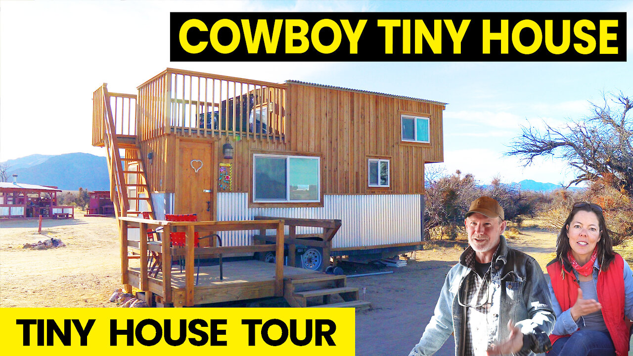 'The Peacock' Cowboy Tiny House Tour, Nevada