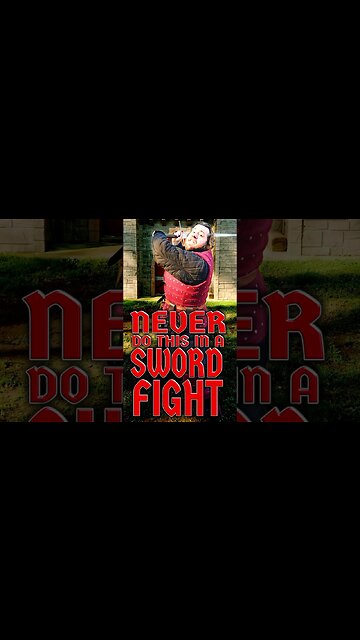 NEVER do this in a swordfight... Unless?