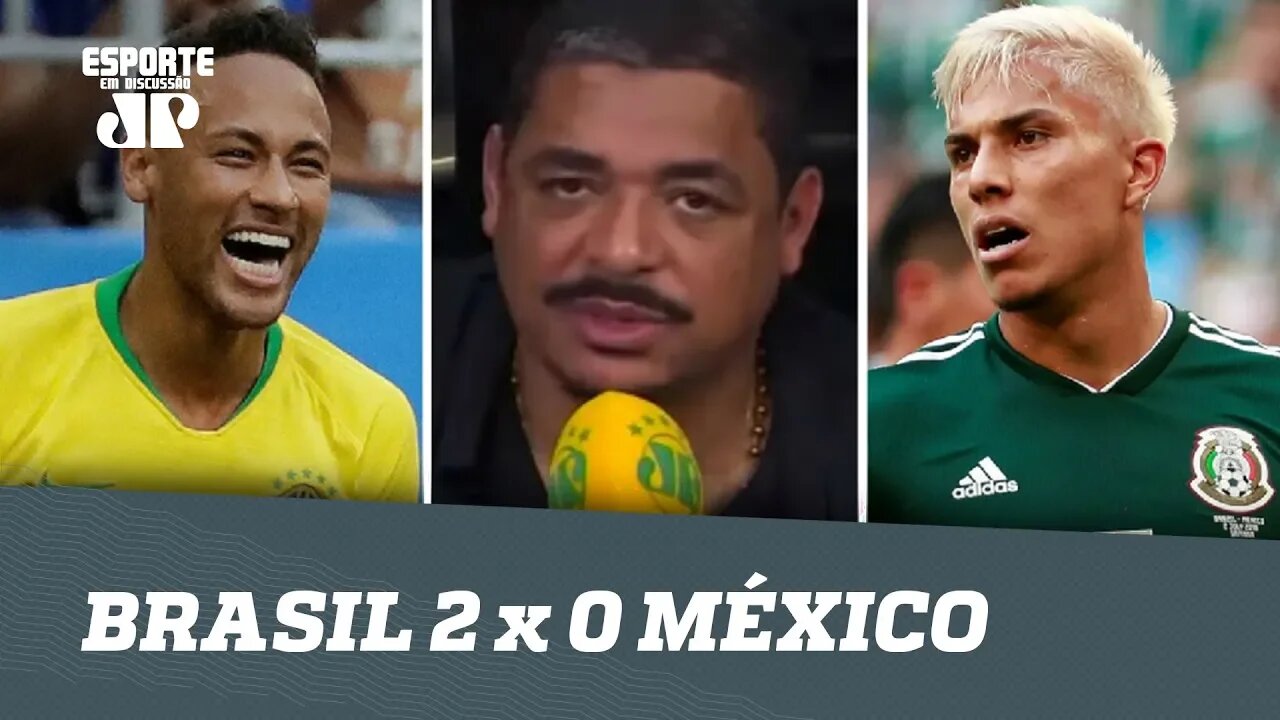 OLHA o que VAMPETA achou de BRASIL 2 x 0 MÉXICO!