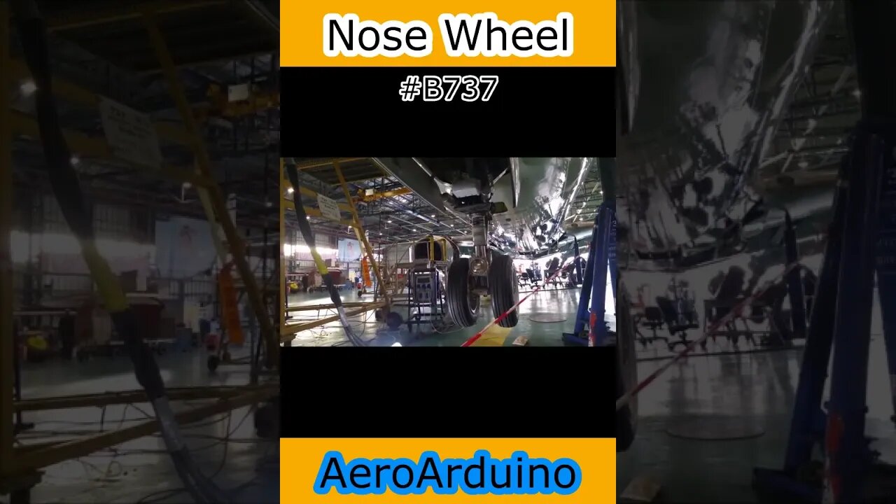 Watch How They Test Nose Wheel Gear #B737 #Aviation #Fly #AeroArduino