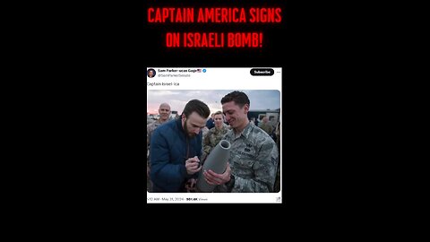 The latest Palestibullshit - This time about Captain America!