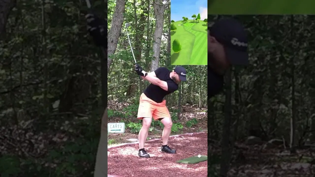 Hole 1 - Old Brickyard #Shorts #Golf #GarminR10 #Golfing #Golfer #GolfSwing #SimGolf #YoutubeShorts