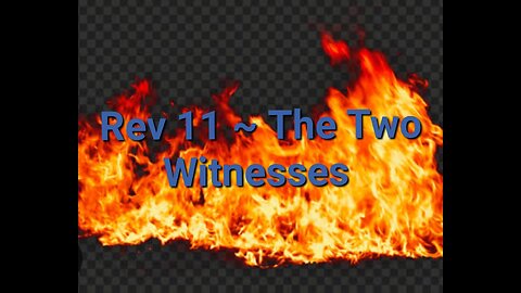 Rev 11 ~ The Two Witnesses