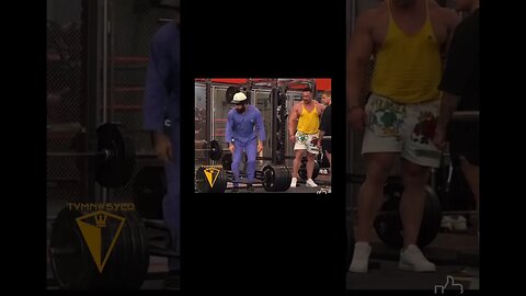 Strong man v Cleaner lifting weights /MustWatch