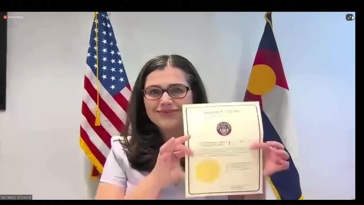 Colorado Secretary of State certifies 2020 General Election