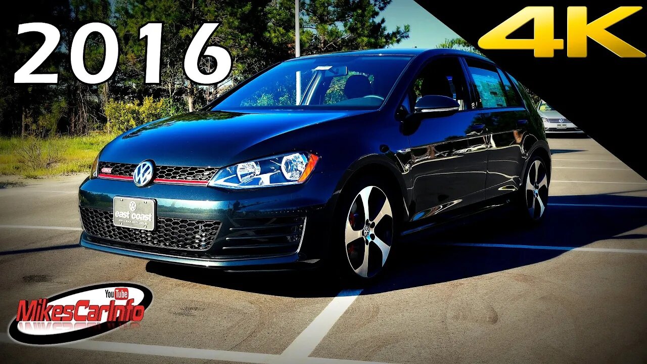 2016 Volkswagen Golf GTI w Performance Package - Ultimate In-Depth Look in 4K